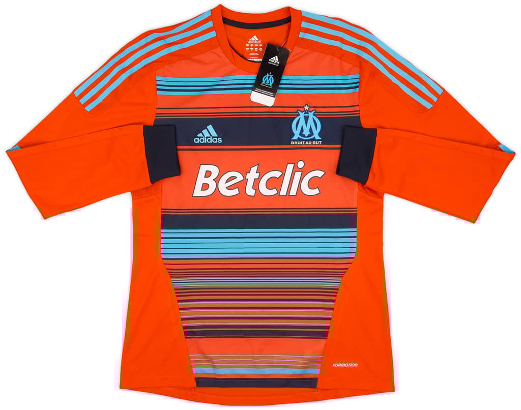 2011-12 Olympique Marseille Player Issue Formotion Third L/S Shirt Lucho #8 (L)