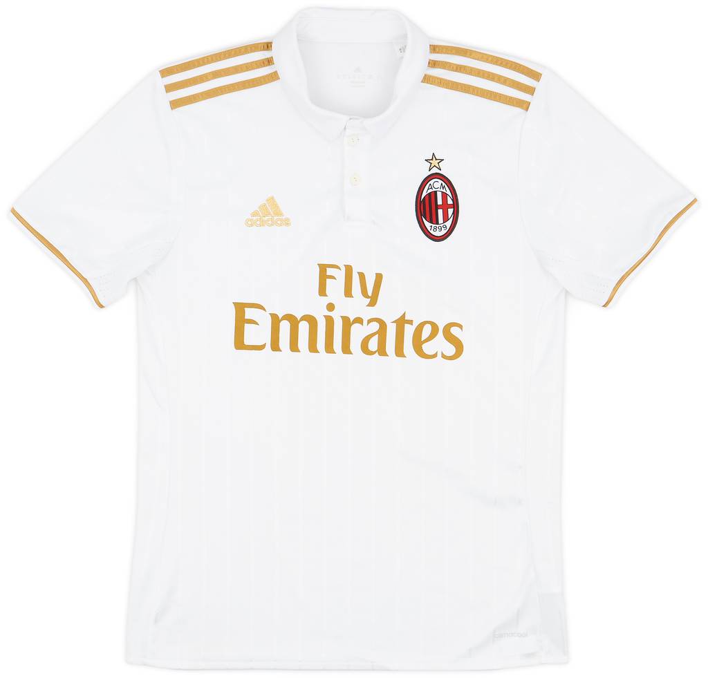 2016-17 AC Milan Away Shirt - 7/10 - (M)