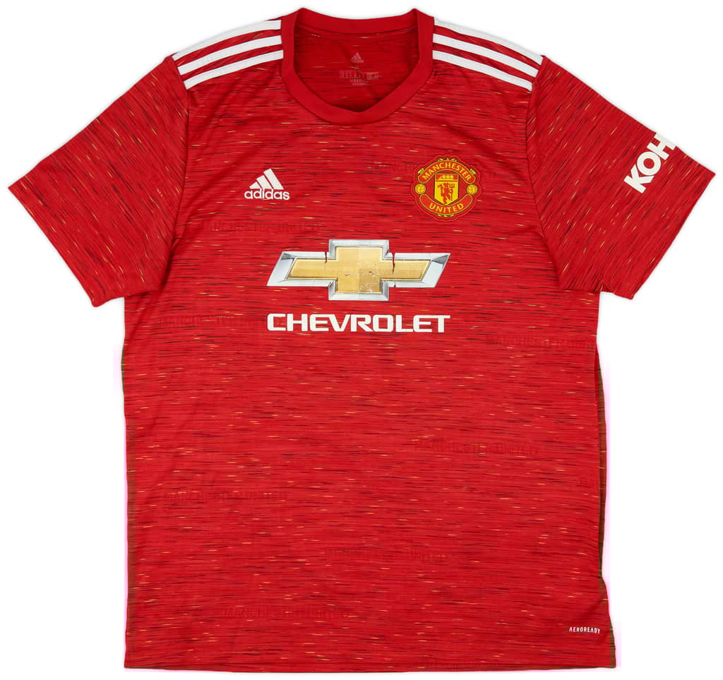 2020-21 Manchester United Home Shirt - 5/10 - (XL)