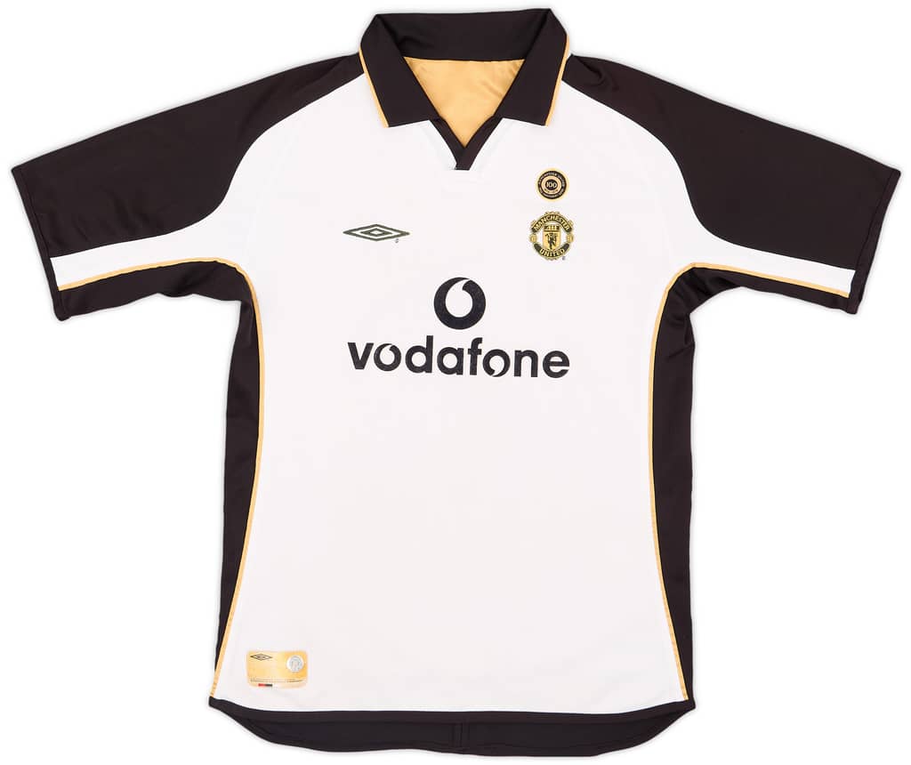 2001-02 Manchester United Centenary Away/Third Shirt - 5/10 - (XL.Boys)