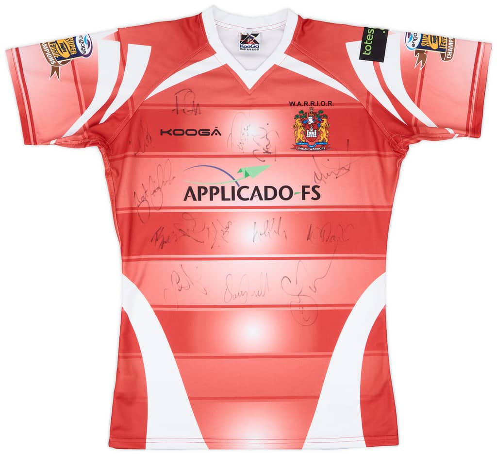 2011 Wigan Warriors Squad Signed Home Shirt