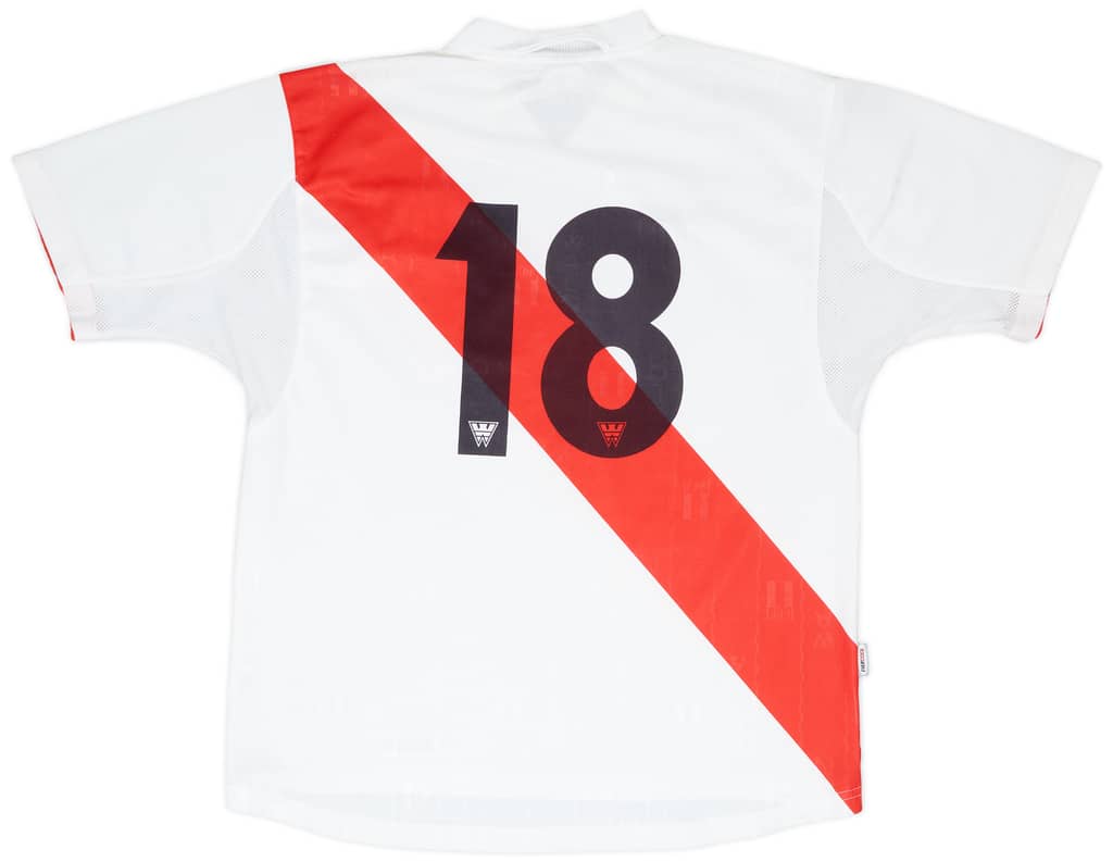 2004-06 Peru Home Shirt #18 - 8/10 - (L)