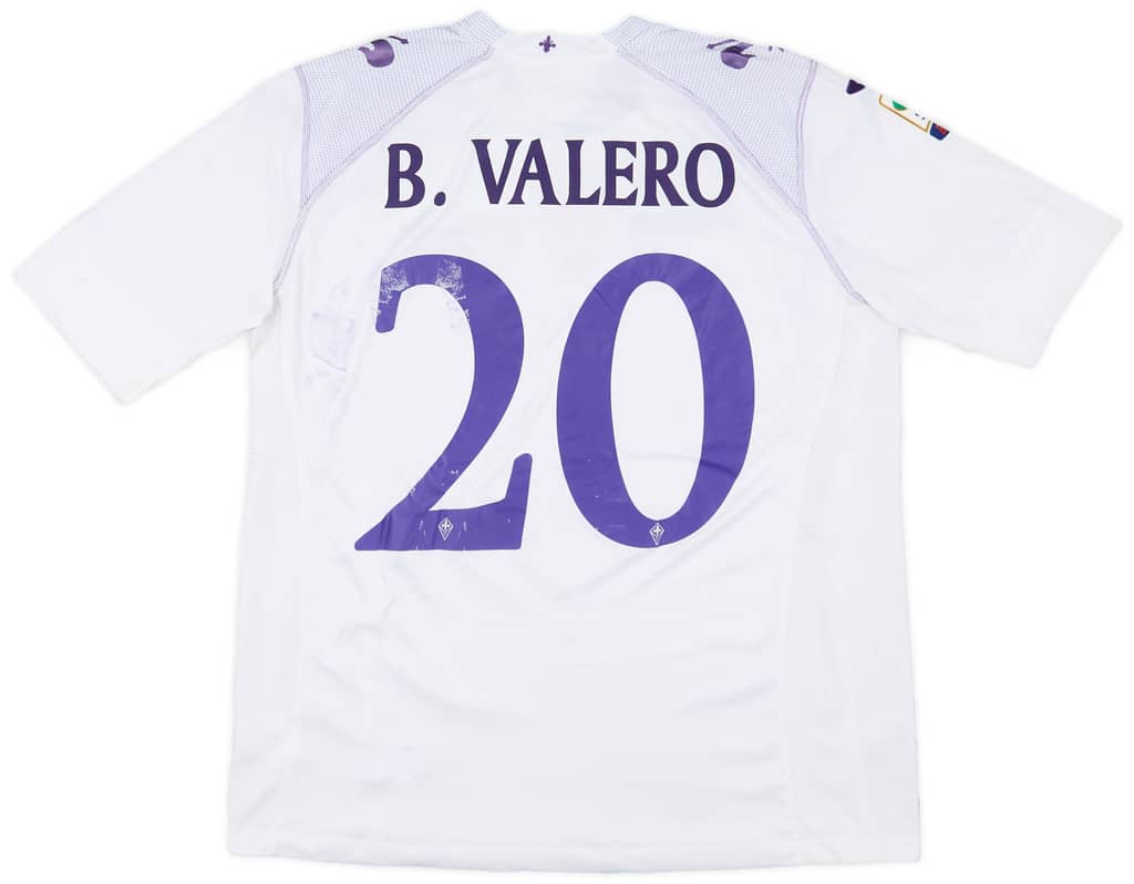2012-13 Fiorentina Match Issue Away Shirt B. Valero #20