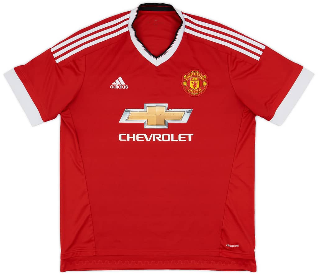 2015-16 Manchester United Home Shirt - 5/10 - (XL)