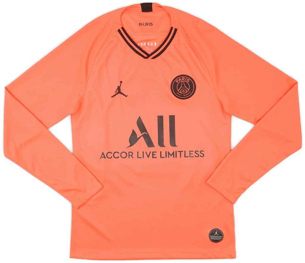 2019-20 Paris Saint-Germain Away L/S Shirt Mbappe #7 - 9/10 - (S)