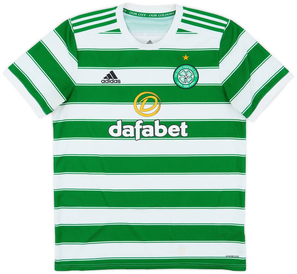 2021-22 Celtic Home Shirt - 7/10 - (L)