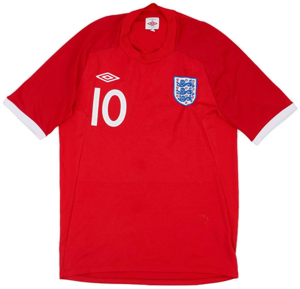 2010-11 England Away Shirt Rooney #10 - 6/10 - (S)