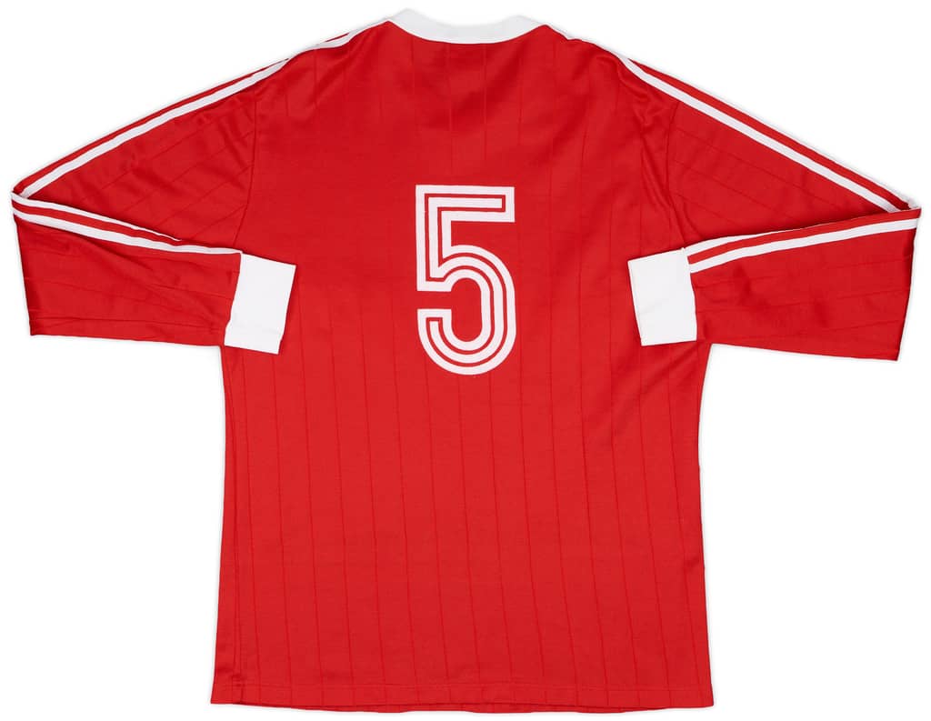 1980s Coupe de France Home L/S Shirt #5 - 10/10 - (XXL)