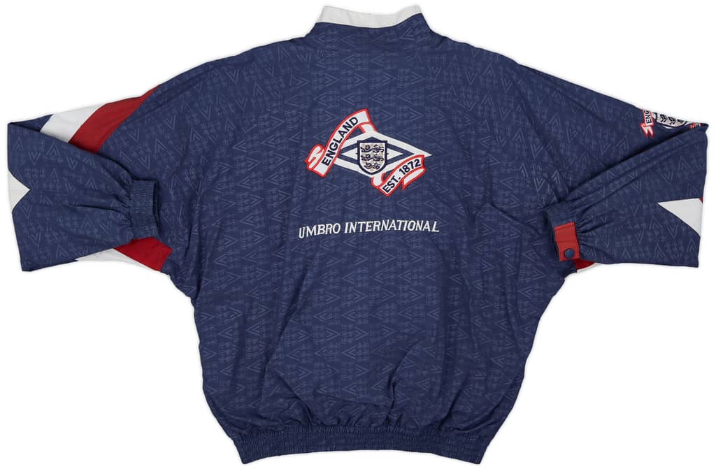 1990-92 England Umbro Track Jacket - 7/10 - (M)