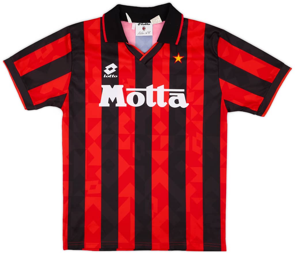 1993-94 AC Milan Home Shirt - 8/10 - (S)