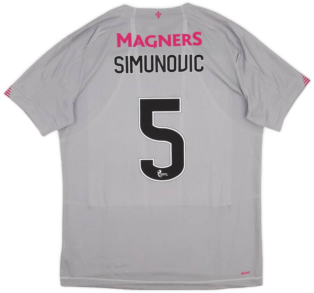 2019-20 Celtic Third Shirt Simunovic #5 (L)