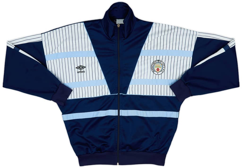 1991-92 Manchester City Umbro Track Jacket - 6/10 - (L)