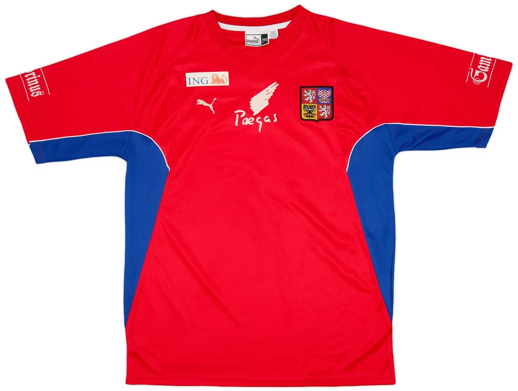 2002-04 Czech Republic Home/Training Shirt - 7/10 - (XXL)