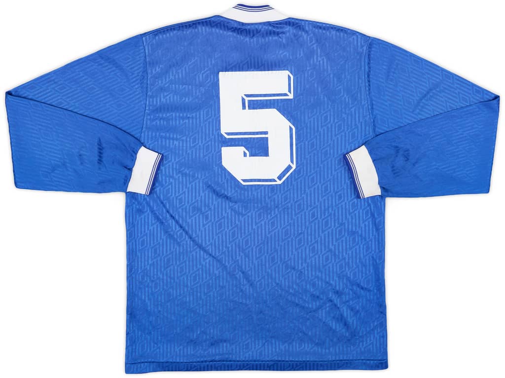 1990s Umbro Template L/S Shirt (Rhos Aelwyd) #5 - 8/10 - (S)