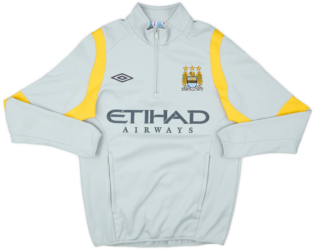 2010-11 Manchester City Umbro 1/4 Zip Drill Top - 6/10 - (S)