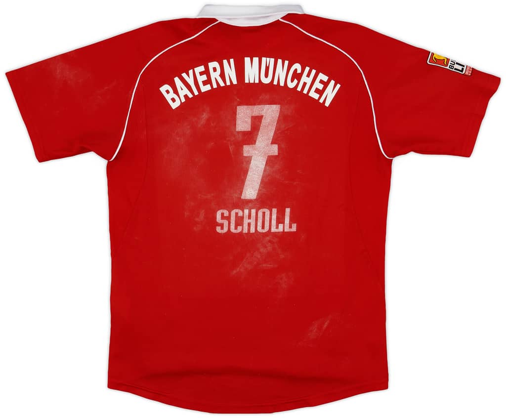 2005-06 Bayern Munich Home Shirt Scholl #7 - 4/10 - (XL.Boys)