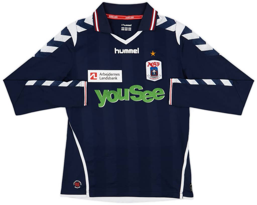 2012-13 AGF Aarhus Away L/S Shirt - 7/10 - (S)