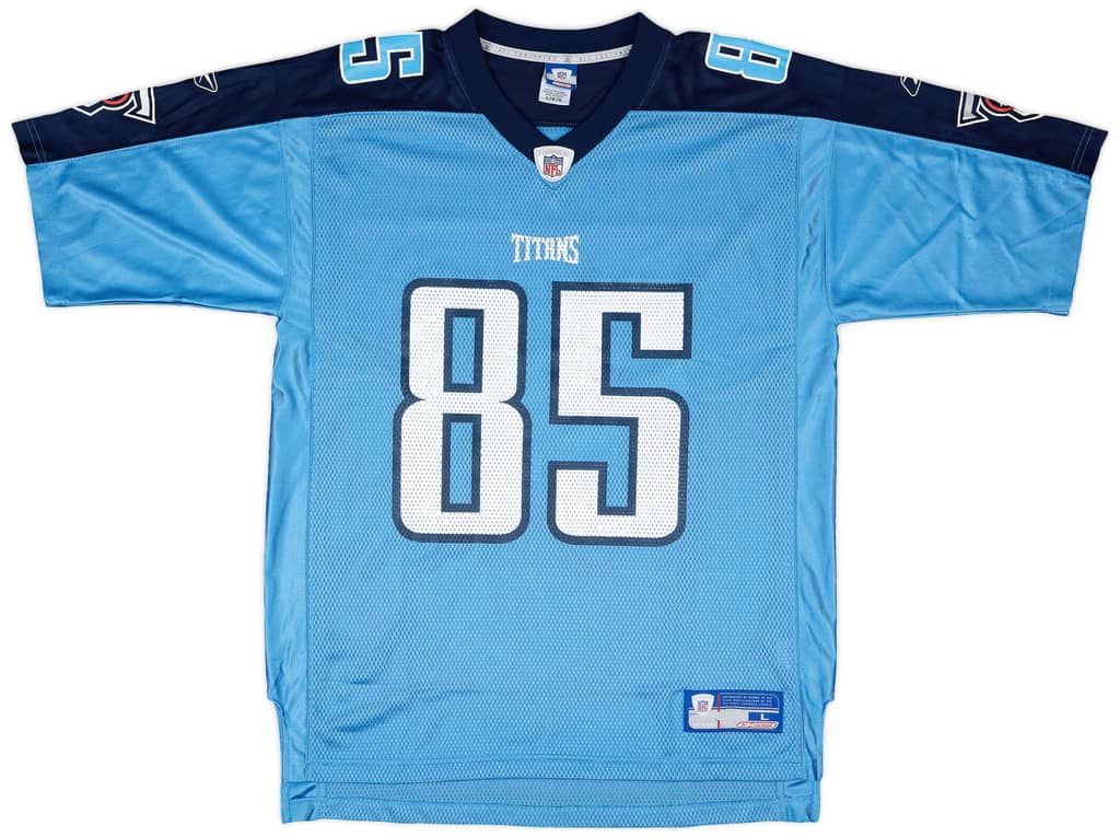 2002-04 Tennessee Titans Mason #85 Reebok On Field Alternate Jersey - 8/10 - (L)