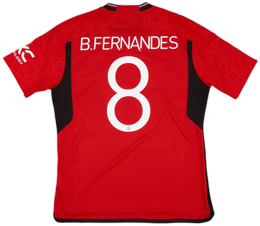 2023-24 Manchester United Home Shirt B.Fernandes #8 - 9/10 - (L)