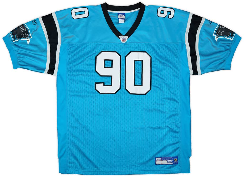 2005-06 Carolina Panthers Peppers #90 Reebok Authentic Alternate Jersey - 9/10 - (4XL)