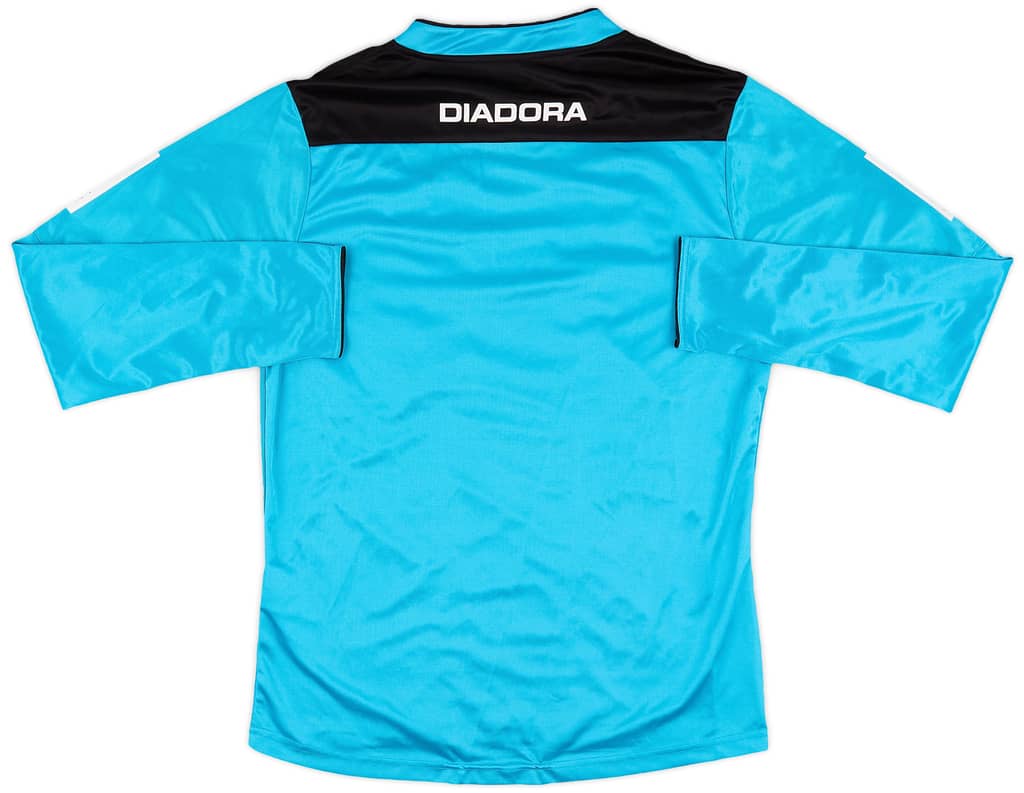 2015-16 Italy Diadora Referee L/S Shirt - 8/10 - (S)