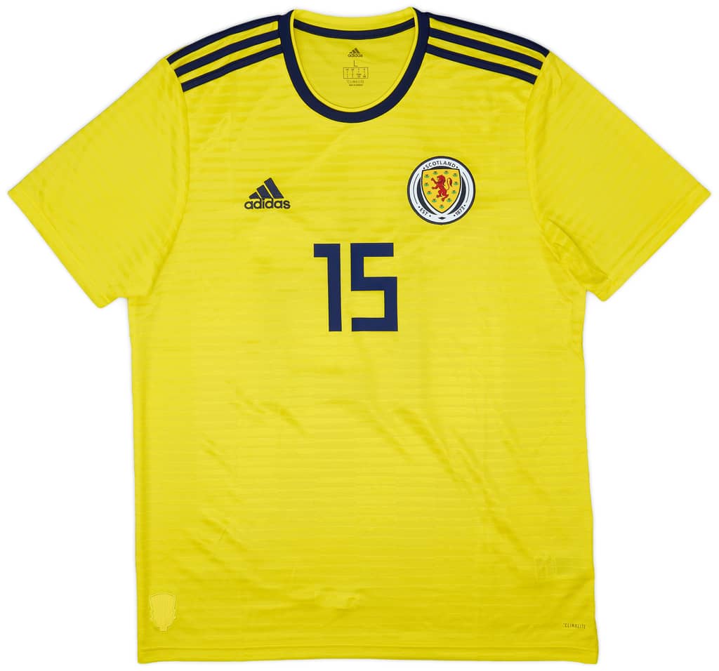 2017-18 Scotland Away Shirt #15 - 9/10 - (L)