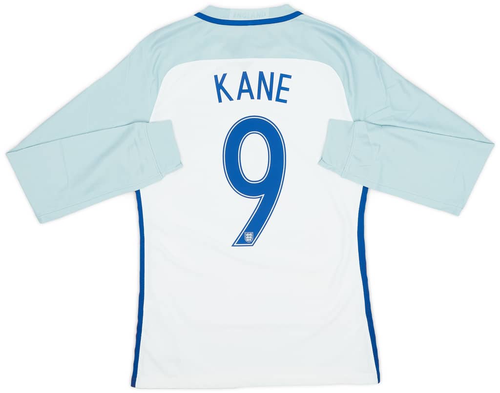 2016-17 England Player Issue Home L/S Shirt Kane #9 (M)
