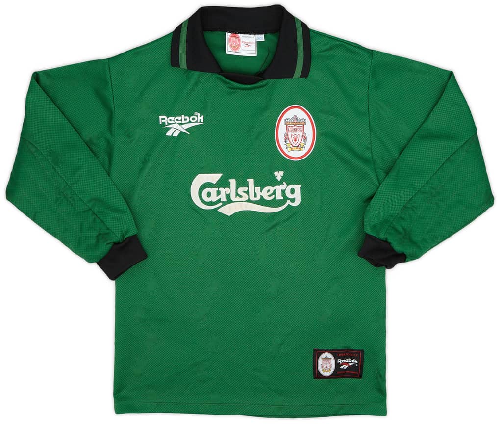 1996-97 Liverpool GK Shirt - 8/10 - (M.Boys)