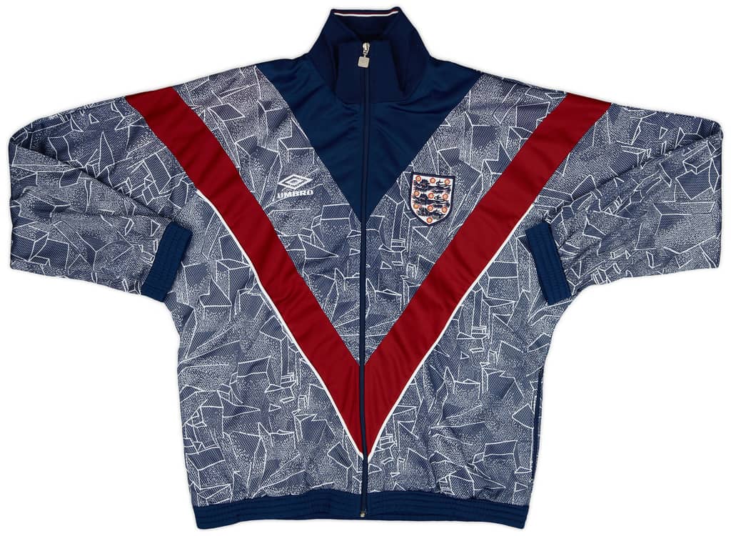 1993-95 England Umbro Track Jacket - 9/10 - (M)