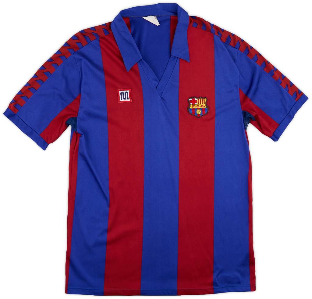 1984-89 Barcelona Home Shirt - 9/10 - (XL)