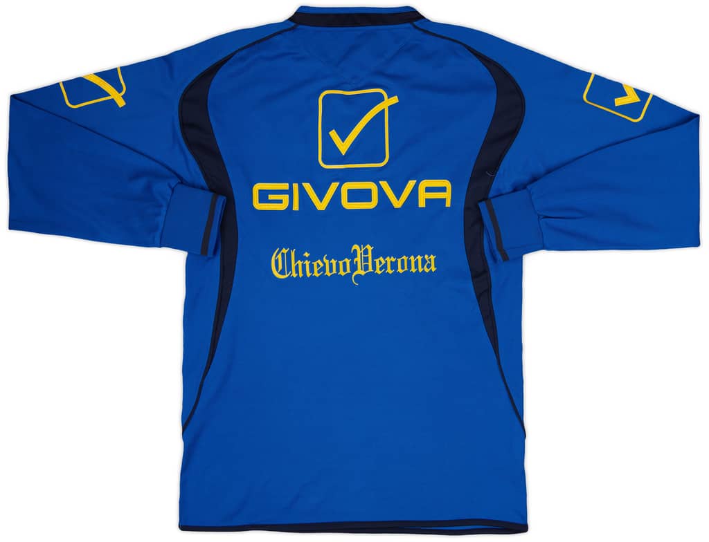 2009-10 Chievo Verona Givova Training L/S Shirt - 8/10 - (M)