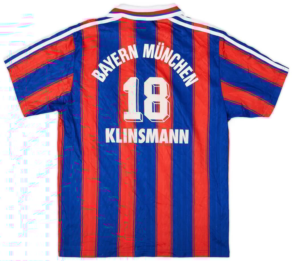 1995-97 Bayern Munich Home Shirt Klinsmann #18 - 5/10 - (S)