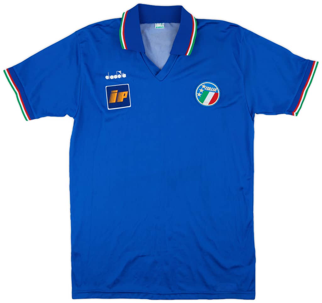 1986-91 Italy Home Shirt - 8/10 - (L)