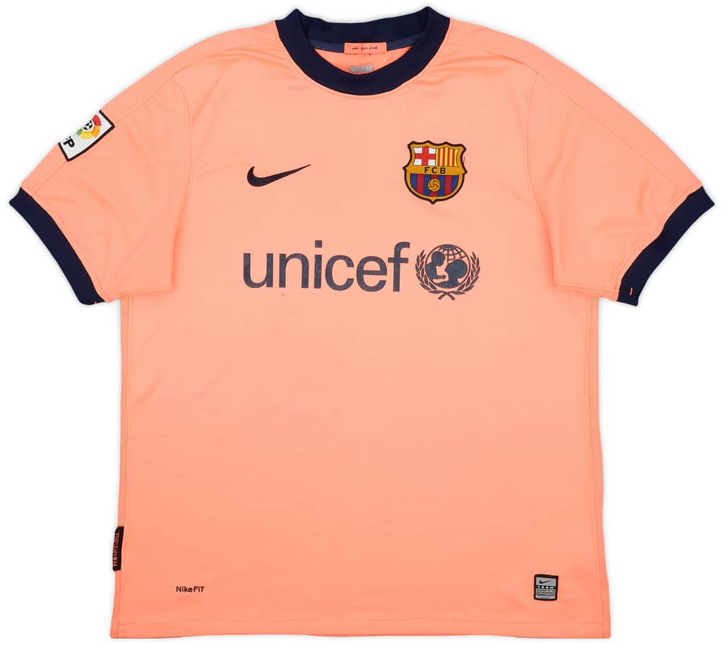 2009-10 Barcelona Away Shirt Messi #10 - 7/10 - (M)