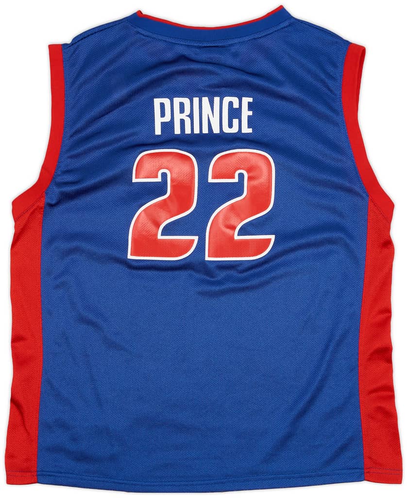 2006-10 Detroit Pistons Prince #22 adidas Away Jersey - 8/10 - (XL.Boys)