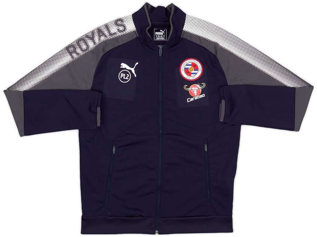 2016-17 Reading Staff Issue Puma Track Jacket - 8/10 - (M)
