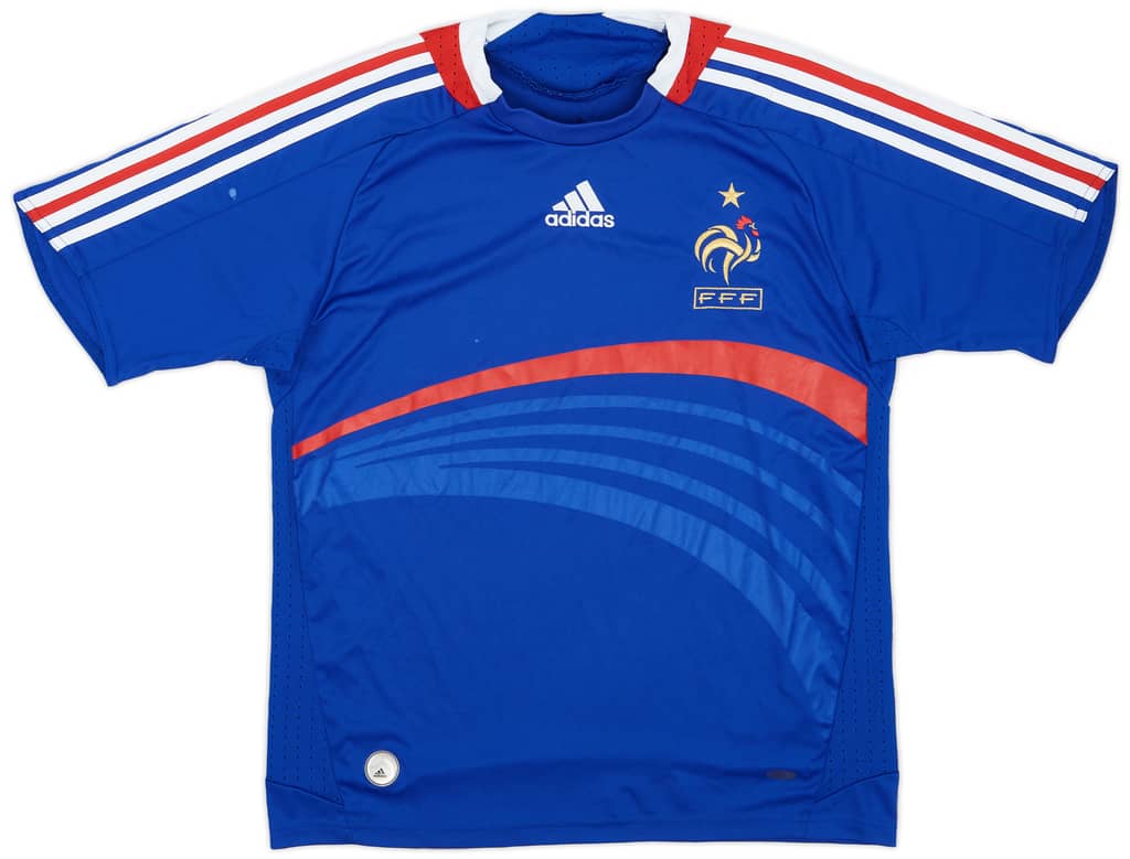 2007-08 France Home Shirt - 6/10 - (XL.Boys)