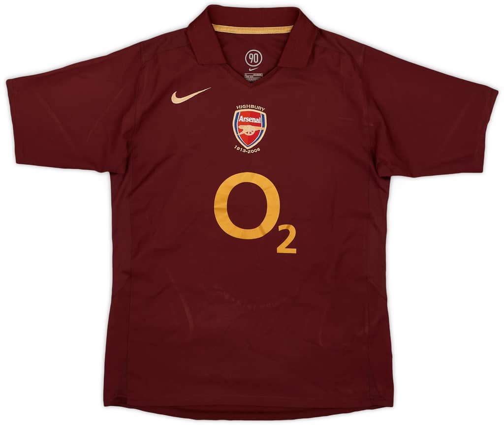 2005-06 Arsenal Home Shirt - 8/10 - (L.Boys)