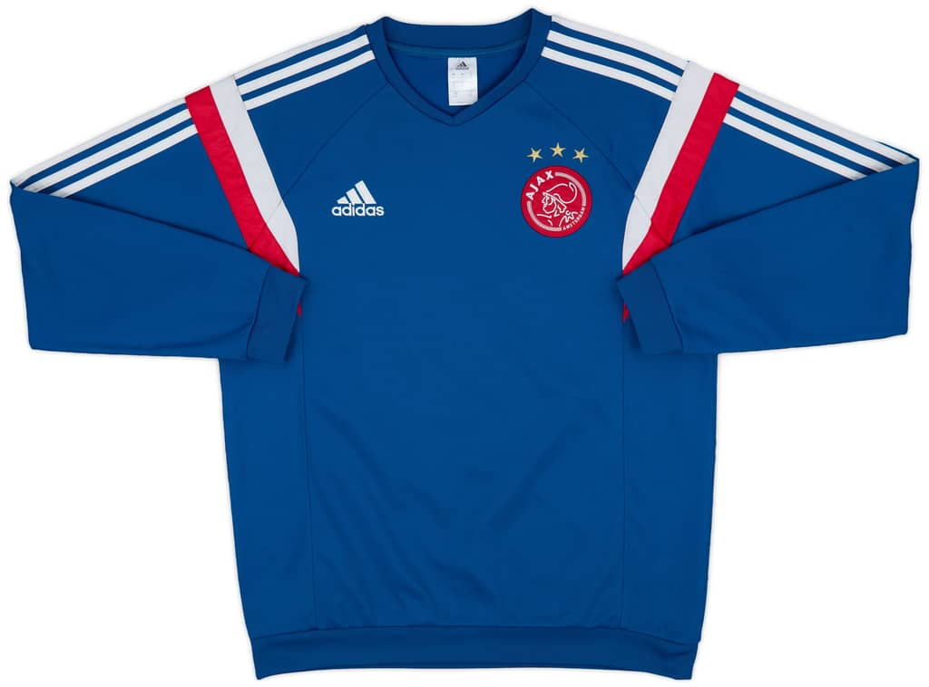 2014-15 Ajax adidas Sweat Top - 9/10 - (L)
