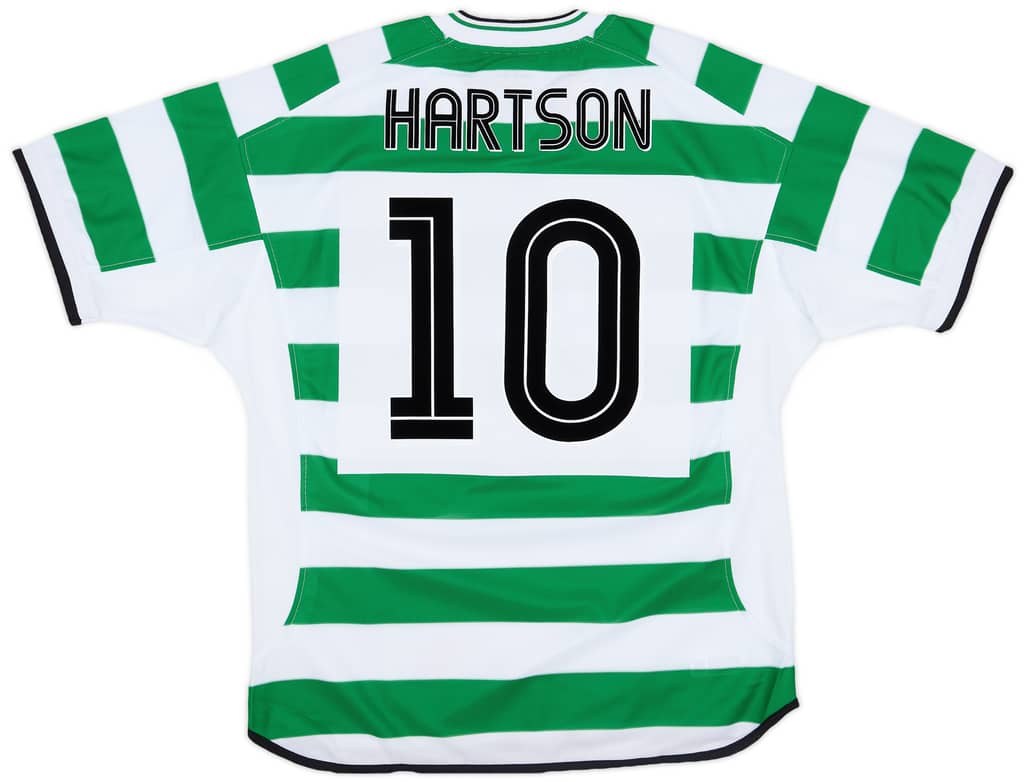 2001-03 Celtic Home Shirt Hartson #10 (L)