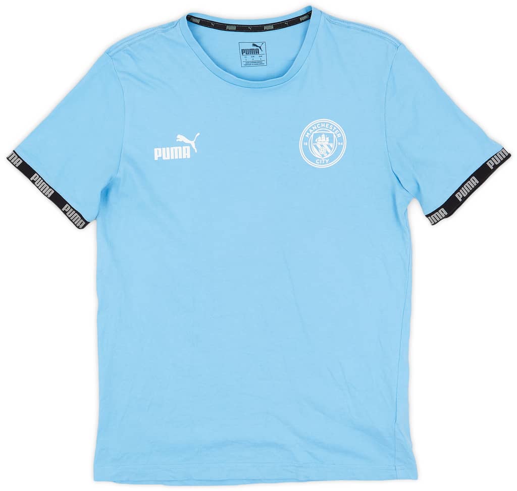 2019-20 Manchester City Puma Cotton Tee - 8/10 - (S)