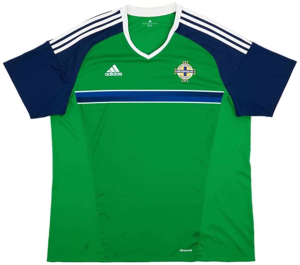 2016-17 Northern Ireland Home Shirt - 9/10 - (XXL)
