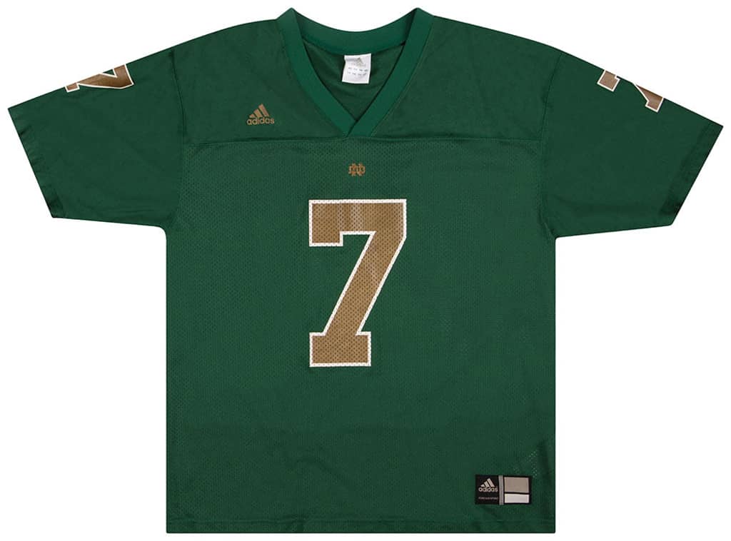 2005-06 Notre Dame Fighting Irish #7 adidas Jersey (Alternate) L