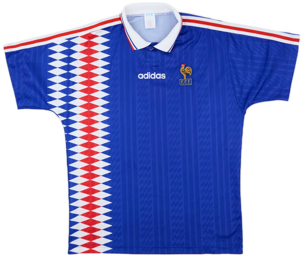 1994-96 France Home Shirt - 8/10 - (L)