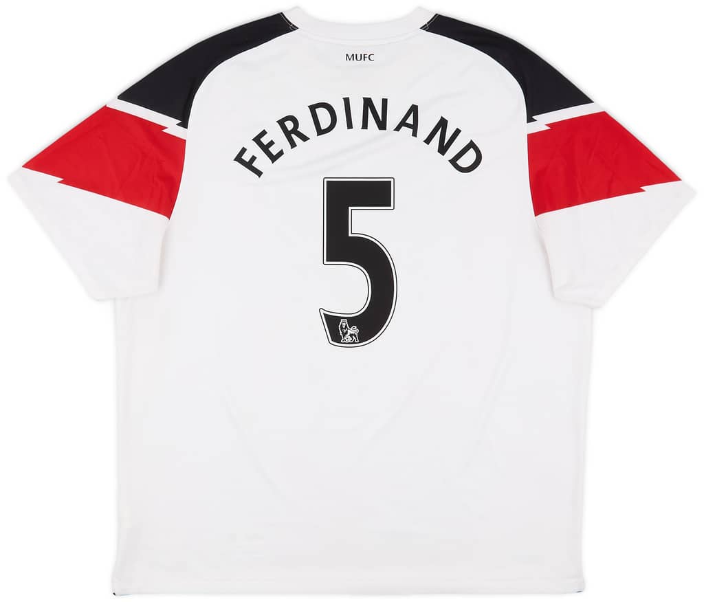 2010-12 Manchester United Away Shirt Ferdinand #5 - 5/10 - (XXL)