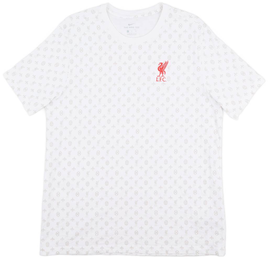 2020-21 Liverpool Nike Cotton Tee - 9/10 - (XL)