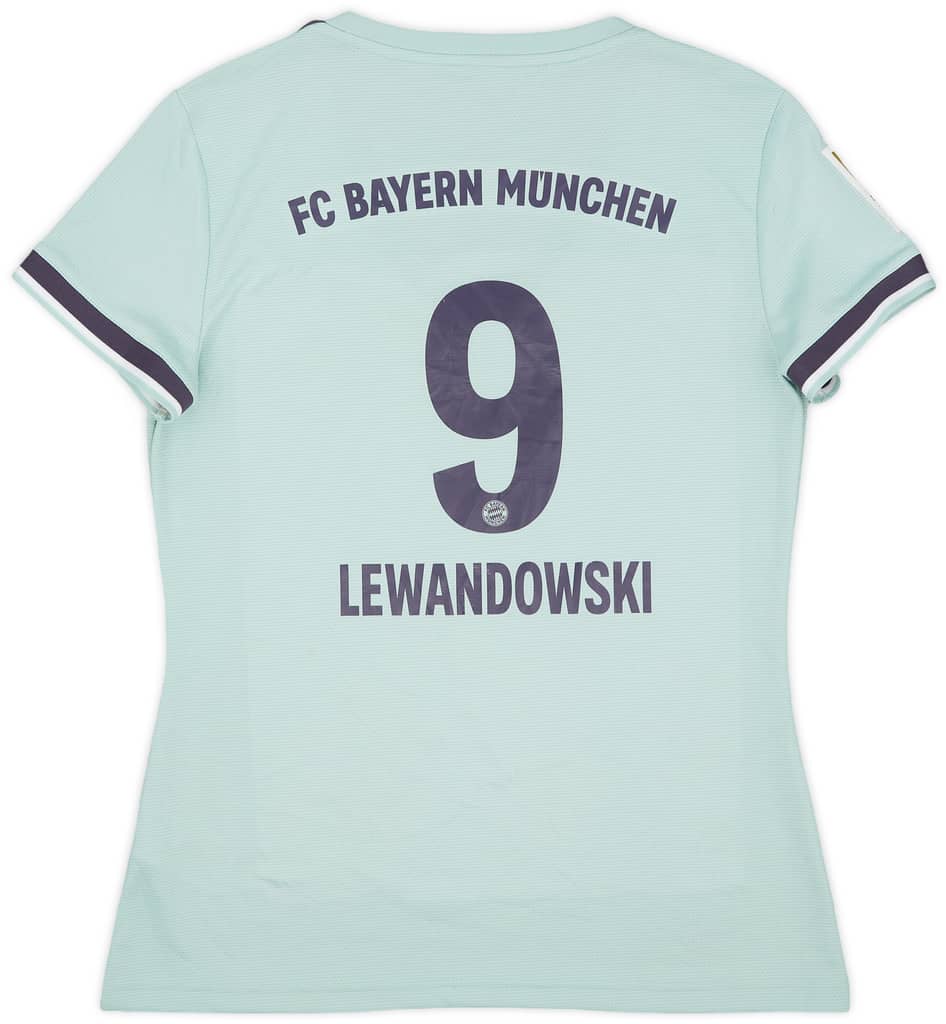 2018-19 Bayern Munich Away Shirt Lewandowski #9 - 6/10 - (Women's L)