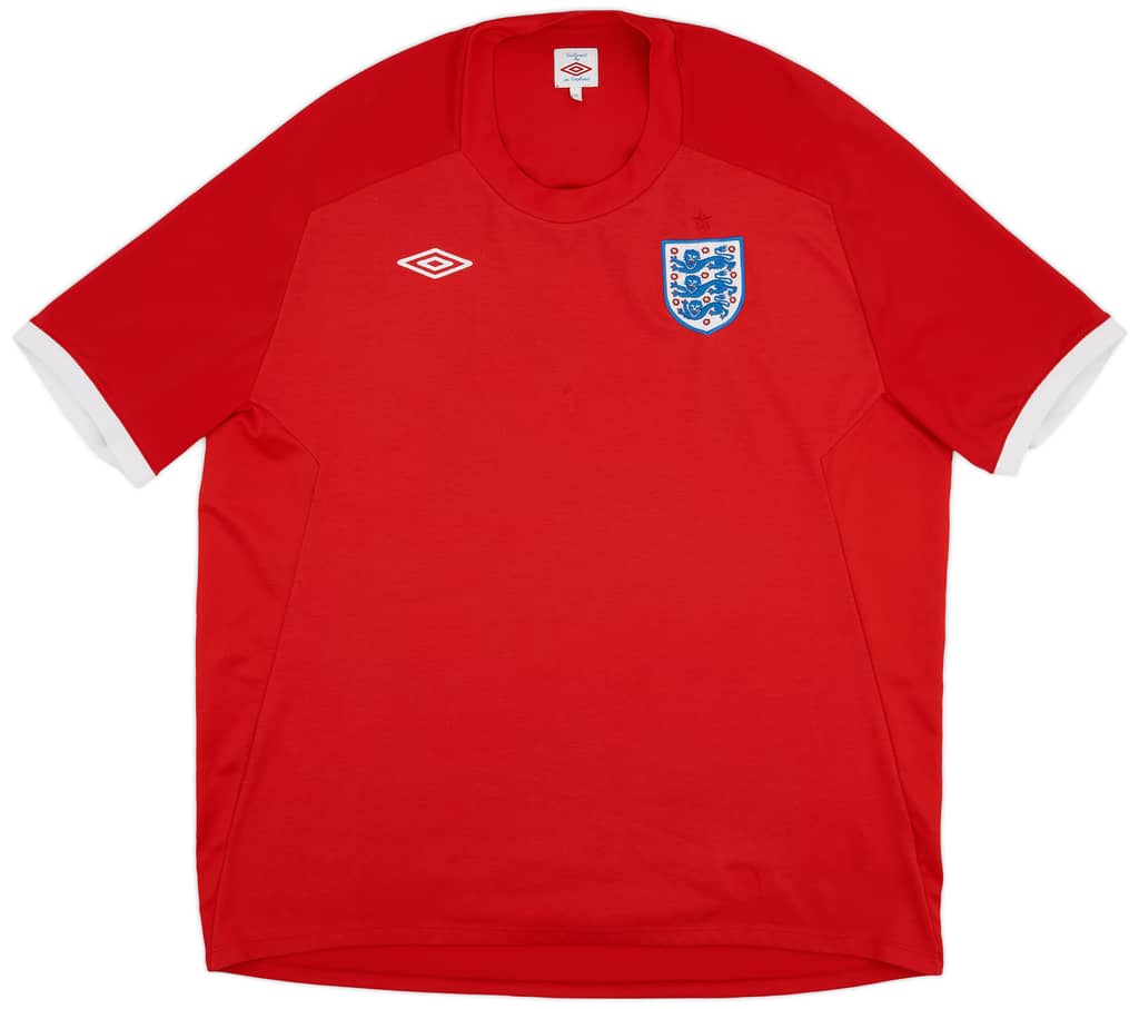 2010-11 England Away Shirt - 8/10 - (3XL)