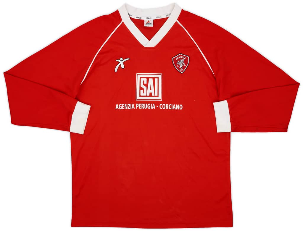 2001-02 Perugia Galex Training L/S Shirt - 7/10 - (L)