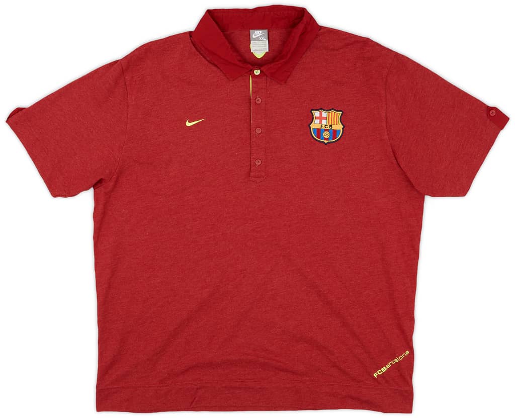 2007-08 Barcelona Nike Training Polo - 9/10 - (XXL)